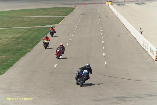 View of front straight