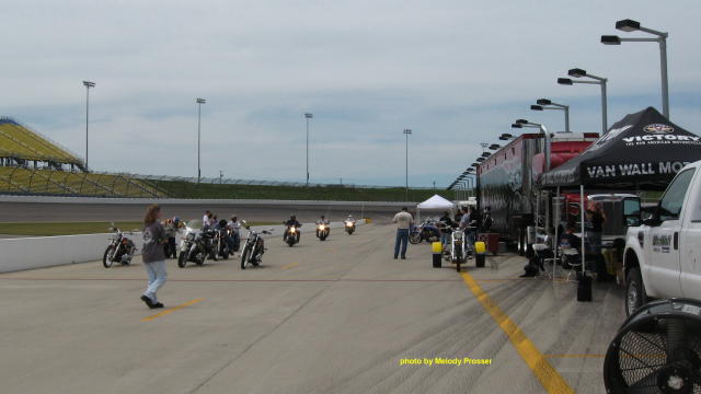 Riders coming back from ride