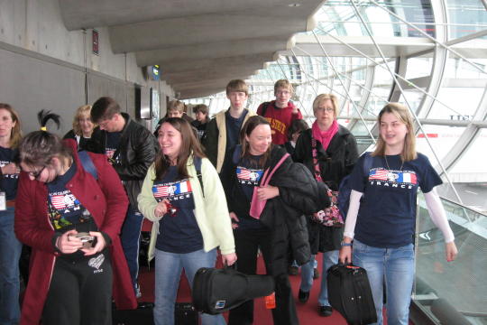 Arrived in Paris
