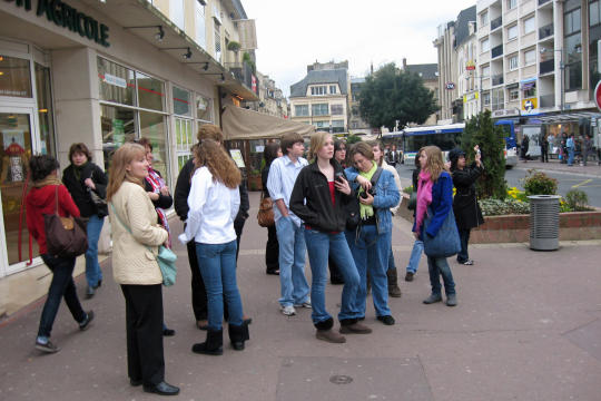 Walking in Caen