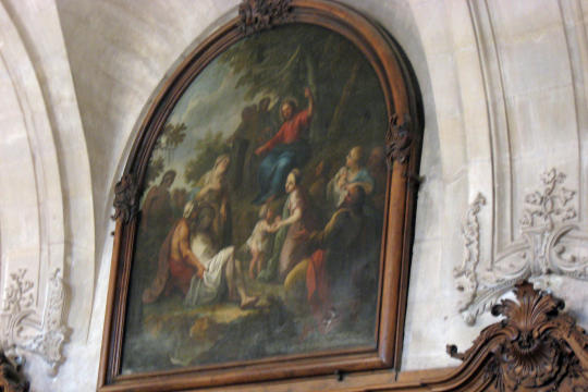 Inside Men's Abbey in Caen