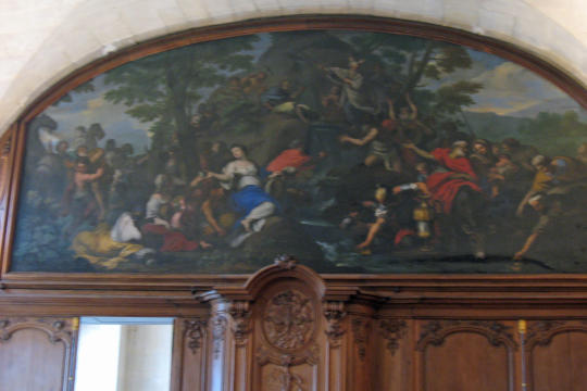 Inside Men's Abbey in Caen