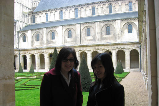 Courtyard Inside Men's Abbey in Caen