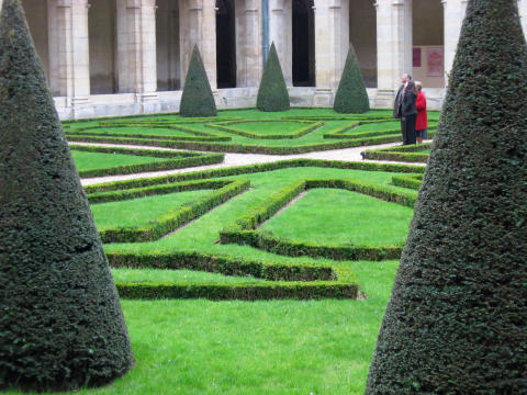 Courtyard Inside Men's Abbey in Caen