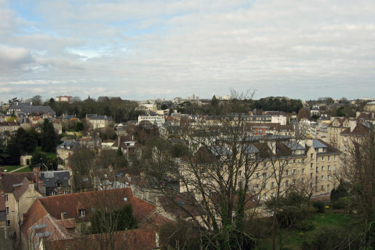 View from Chateau in Caen