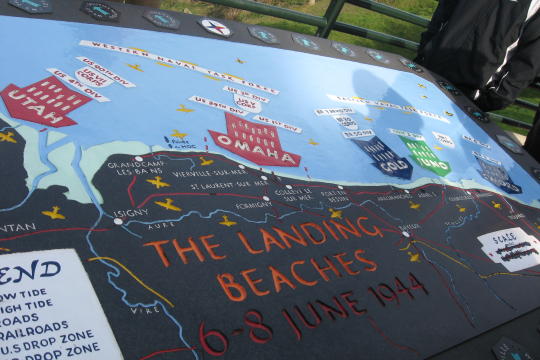 Map Near American Cemetery in Coleville