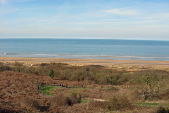 Omaha Beach near American Cemetery in Coleville