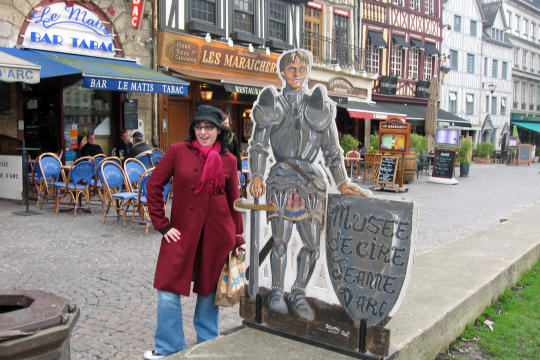 Near church of Ste Jeanne d'Arc in Rouen