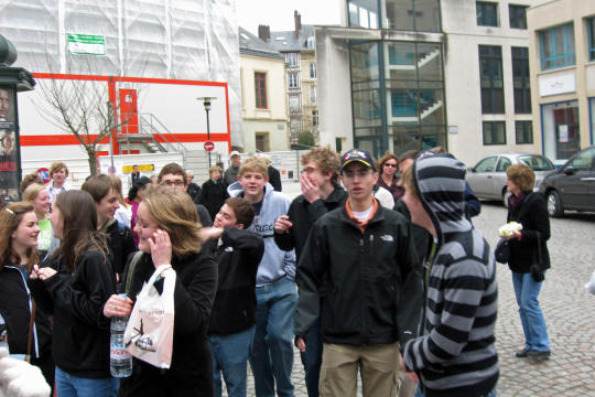 Preparing to leave Rouen