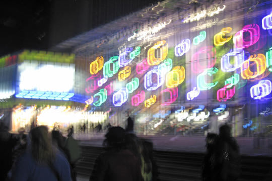Walking near La Defense in Paris