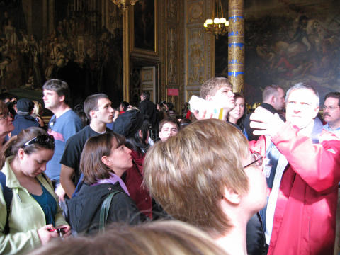 Queen's room inside Palace at Versaille