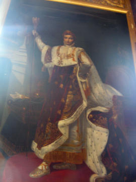 Potrait of Napoleon inside Palace at Versaille