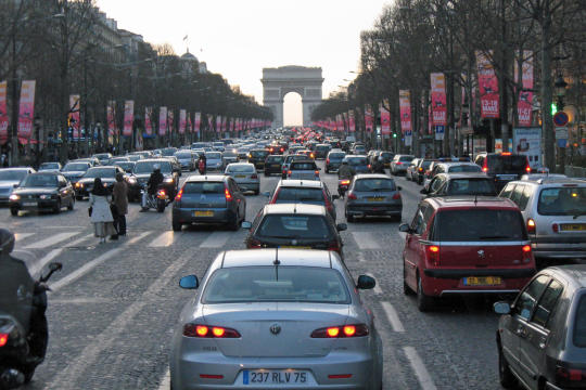 Traffic in Paris